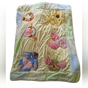 Disney Winnie the Pooh Crib Comforter – Pooh, Piglet, Tigger & Eeyore